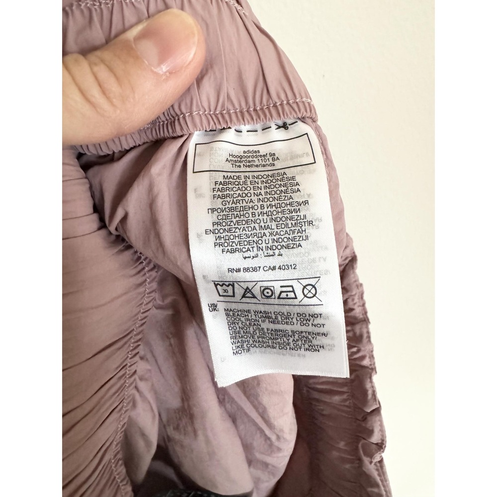 Adidas Women‎ Mauve Purple Running Shorts Elastic Waist Drawstring Pockets Small - Picture 5 of 6